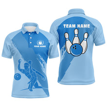 Load image into Gallery viewer, Custom bowling shirt for men – personalized team jersey front view