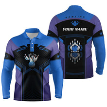 Load image into Gallery viewer, personalized bowling shirt for men – custom name design side view