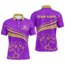 Load image into Gallery viewer, Custom bowling shirt for men – personalized team jersey front view