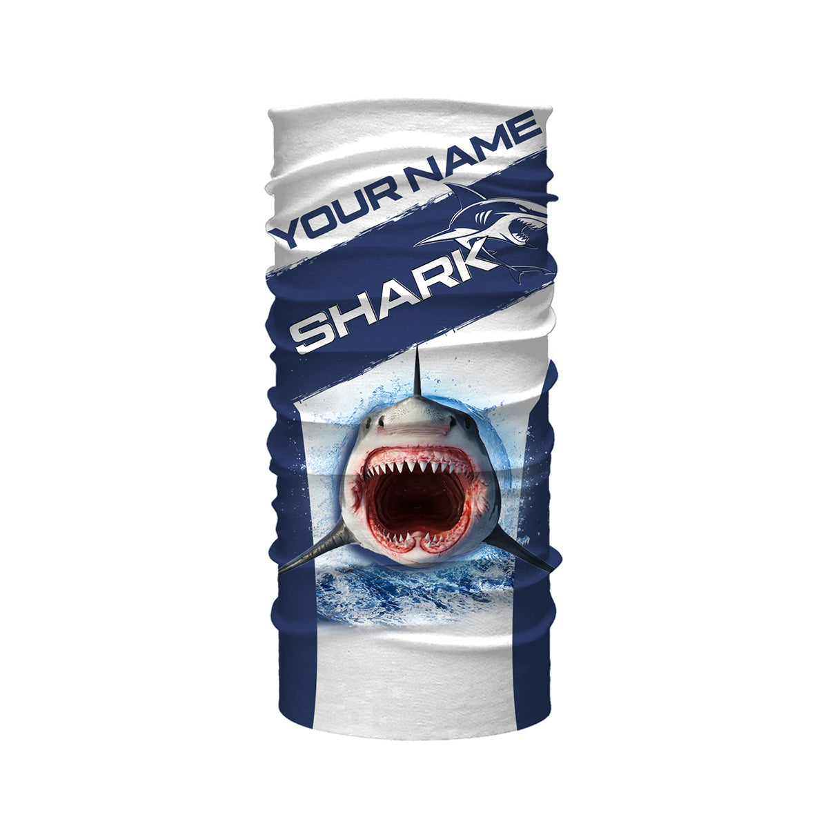 Shark Fishing blue Custom long sleeve performance fishing jerseys shirts, deep-sea fishing for shark NQS3369