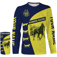 Load image into Gallery viewer, Harness racing custom name horse riding horse shirts, personalized horse gift for men, women, kid NQS4247