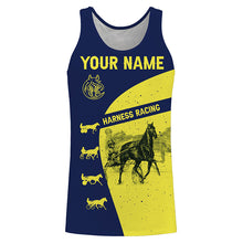 Load image into Gallery viewer, Harness racing custom name horse riding horse shirts, personalized horse gift for men, women, kid NQS4247