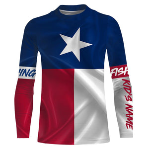 Texas State Flag 3D All Over print shirts personalized apparel for Adult and kid NQS435