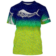 Load image into Gallery viewer, Mahi Mahi ( Dorado) Fishing Skin 3D All Over print shirts personalized fishing Gift for Adult and kid NQS564