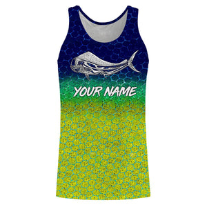 Mahi Mahi ( Dorado) Fishing Skin 3D All Over print shirts personalized fishing Gift for Adult and kid NQS564