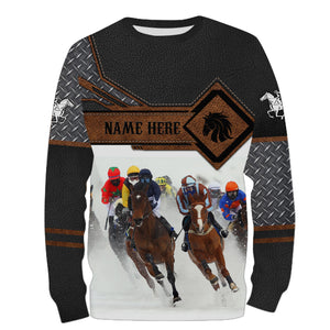 Horse riding tops Custom Name and photo 3D equestrian riding shirts, horse long sleeve shirt NQS3224