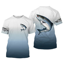 Load image into Gallery viewer, Chinook Salmon fishing Custom Name sun protection fishing jersey, Salmon fishing tournament shirts NQS3963