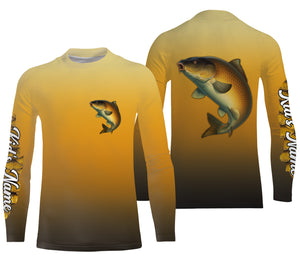 Carp fishing Custom Name sun protection long sleeve fishing jersey, Carp fishing tournament shirts NQS4043