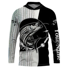 Load image into Gallery viewer, Striped Bass Striper Fishing custom performance fishing shirts NQS620