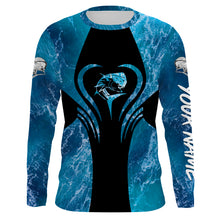 Load image into Gallery viewer, Mahi Mahi saltwater fishing shirt blue camo sun protection quick dry Custom name shirt, legging NQS1347