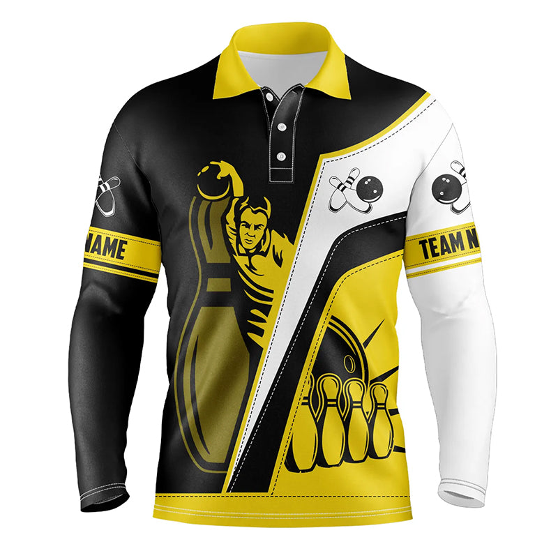 Custom bowling shirt for men  – team jersey mockup