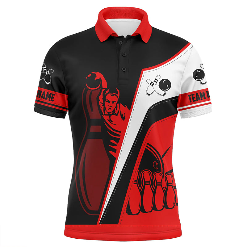 Custom bowling shirt for men –  team jersey back view
