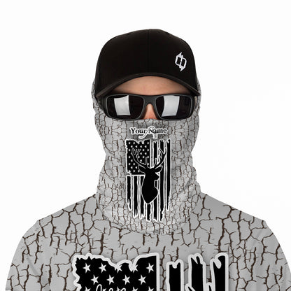 Deer hunting camouflage Customize Name 3D All Over Printed Shirts Personalized Hunting gift For men NQS1121