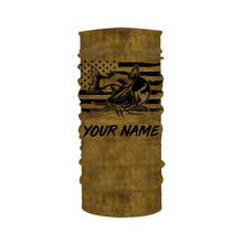 Load image into Gallery viewer, Flathead Catfish Fishing jerseys American flag patriotic, Catfish Long Sleeve Fishing Shirts NQS2208