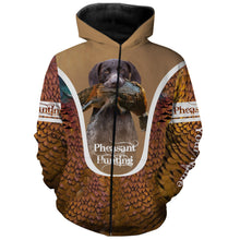 Load image into Gallery viewer, Pointer German Shorthair Pheasant hunting dog Custom All over print Shirts, Personalized hunting gifts FSD3996