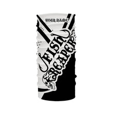 Load image into Gallery viewer, Fish Reaper Custom Name 3D All over printed Fishing Shirts black and white fishing shirts NQS2527