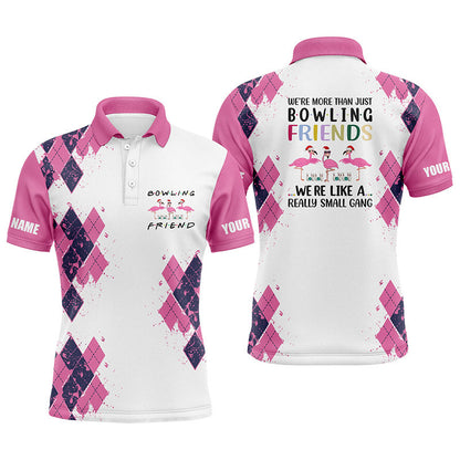 Custom bowling shirt for men – personalized team jersey front view