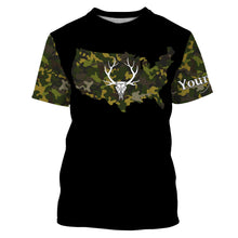 Load image into Gallery viewer, Deer hunting Camo Customize Name 3D All Over Printed Shirts Personalized Hunting gift For Adult And Kid NQS2317