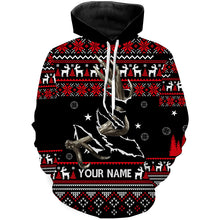 Load image into Gallery viewer, Funny Ugly Sweater pattern Deer shed Hunting Custom All over print Shirts, Christmas shirt for hunter NQS4466