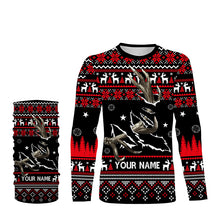 Load image into Gallery viewer, Funny Ugly Sweater pattern Deer shed Hunting Custom All over print Shirts, Christmas shirt for hunter NQS4466