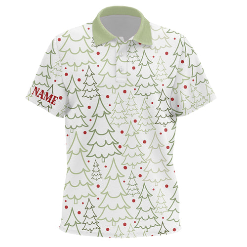 Kid golf polo shirts custom Winter and christmas themed pattern, christmas polo shirts for Kid NQS6784
