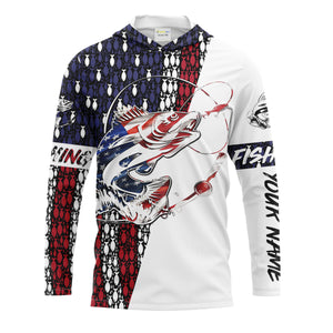 Walleye Fishing 4th of July American flag Shirts Patriotic gifts for Fisherman, Gift for Dad Christmas, Birthday FSD2142