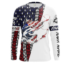 Load image into Gallery viewer, Walleye Fishing 4th of July American flag Shirts Patriotic gifts for Fisherman, Gift for Dad Christmas, Birthday FSD2142