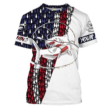 Load image into Gallery viewer, Catfish Fishing 4th of July American flag Shirt Patriotic gifts for Fisherman - Fishing Gift for Dad Christmas, Birthday FSD2145