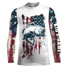 Load image into Gallery viewer, Bowfishing American Flag Customize Name 3D All Over printed Shirts For Men, Women - Personalized Bow Fishing Gifts FSD2229