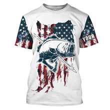 Load image into Gallery viewer, Bowfishing American Flag Customize Name 3D All Over printed Shirts For Men, Women - Personalized Bow Fishing Gifts FSD2229