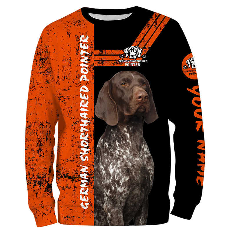 German Shorthaired Pointer GSP Dog breed Custom All over print Shirts, Hunting dog Gifts for Men/women FSD3738