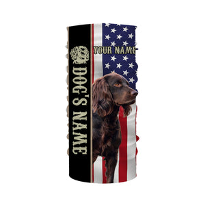 Boykin Spaniel American flag custom Name Full printing shirts, Patriotic gifts for dog lovers FSD3347