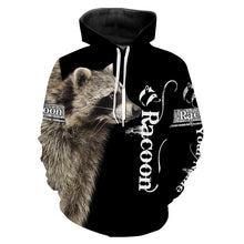 Load image into Gallery viewer, Personalized Racoon Coon 3D All over print T-shirt, Hoodie, Long sleeve for Men, Women and Kid Personalized gifts FSD2089