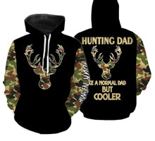 Load image into Gallery viewer, Father&#39;s Day Gift Ideas For Hunting Dad - &quot;Like A Normal Dad But Cooler&quot; 3D Printing Customize Name Shirts - FSD59