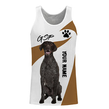 Load image into Gallery viewer, Love German Shorthaired Pointer hunting dog custom name 3D Full printing Shirt, Gifts for GSP lover FSD3720