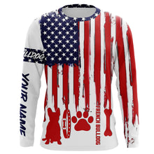 Load image into Gallery viewer, Patriotic American flag dog Shirts for Men Women with many dog breeds to choose from FSD4136