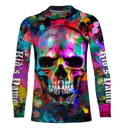 Skull Colorful 3D All Over Printed Shirts, Hoodie - Personalized Gifts for Men, Women and Kid - FSD2580