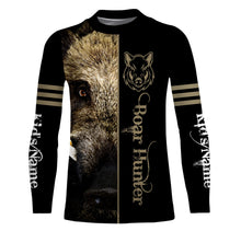 Load image into Gallery viewer, Boar Hunting Wild Boar Hunter Custom Name Full Printing Shirts, Personalized Boar Hog Hunting Gifts - FSD2989