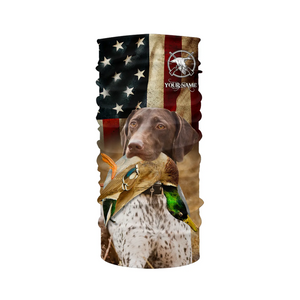 Personalized German Shorthaired Pointer Duck Hunting Dogs American flag Shirts, Hunting gifts FSD3869