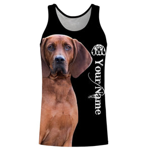 Redbone Coonhound 3D All Over Printed Shirts, Hoodie Coonhound Dog Personalized Gifts for hound Lovers FSD2998