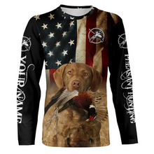 Load image into Gallery viewer, Upland bird dogs Chesapeake Bay Retriever American flag 3D All over printed Shirts FSD3870