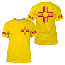 Load image into Gallery viewer, New Mexico Zia symbol custom UV protection Shirt, New Mexico flag Tee shirt Long sleeve for Men Women FSD3593