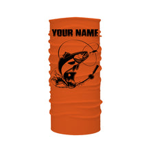 Load image into Gallery viewer, Custom Name Redfish Fishing Camouflage Orange Performance Fishing Shirt, Redfish Fishing Jerseys FSD2477