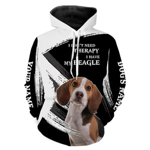 Beagle funny Dog saying shirts Customize Name Full print t shirt, hoodie, Gift for beagle lovers FSD3474