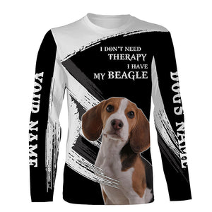 Beagle funny Dog saying shirts Customize Name Full print t shirt, hoodie, Gift for beagle lovers FSD3474