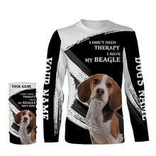 Load image into Gallery viewer, Beagle funny Dog saying shirts Customize Name Full print t shirt, hoodie, Gift for beagle lovers FSD3474