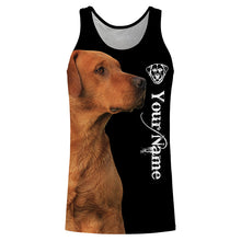 Load image into Gallery viewer, Fox Red Lab 3D All Over Printed Shirts, Hoodie Labrador Retriever Dog Gifts for Labs Lovers | Black FSD3600