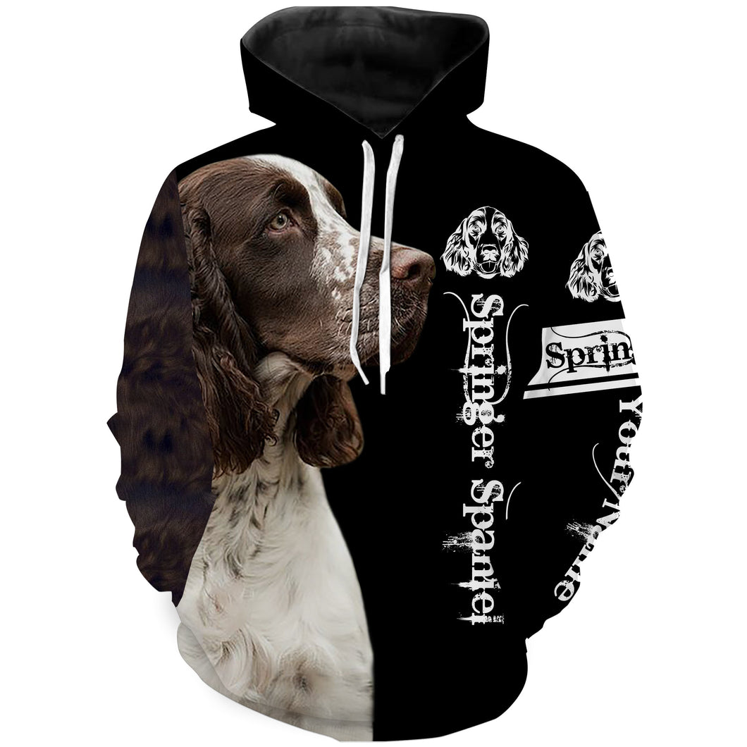 English Springer Spaniel 3D All Over Printed Shirts, Hoodie, T-shirt Springer Spaniel Dog Gifts for Dog Lovers FSD2699