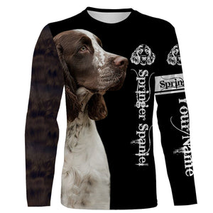 English Springer Spaniel 3D All Over Printed Shirts, Hoodie, T-shirt Springer Spaniel Dog Gifts for Dog Lovers FSD2699