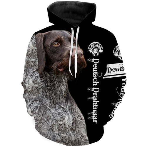 Deutsch Drahthaar Custom Name 3D All Over Printed Shirts, Hoodie, T-shirt Drahthaar Dog Gifts for Dog Lovers FSD2700